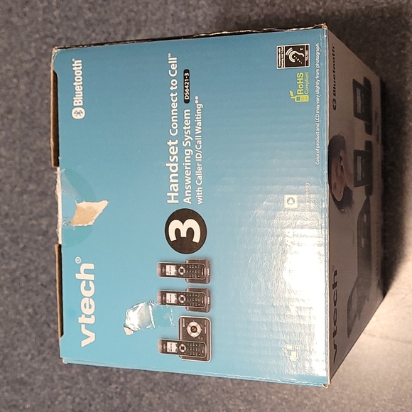 Vtech 3 Handset Connect to Cell and DECT 6.0 Cordless Headset - Picture 2 of 9